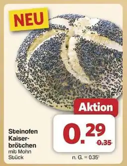 Famila Nord Ost Steinofen Kaiserbrötchen mit Mohn Angebot