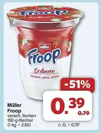 Famila Nord Ost MÜLLER Froop Angebot
