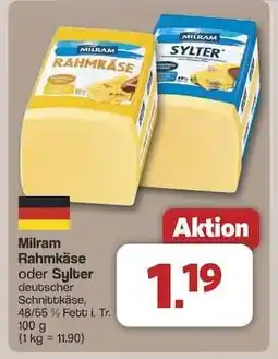 Famila Nord Ost Milram Rahmkäse oder Sylter Angebot