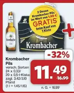 Famila Nord Ost Krombacher Pils Angebot