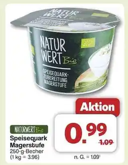 Famila Nord Ost NATUR WERT Bio Speisequark Magerstufe Angebot