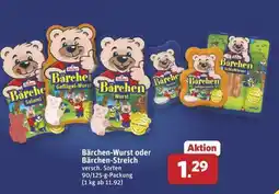 Famila Nord Ost Bärchen-Wurst oder Bärchen-Streich Angebot