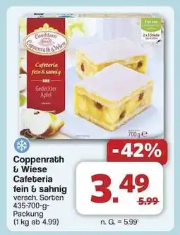 Famila Nord Ost COPPENRATH & WIESE Cafeteria fein & sahnig Angebot