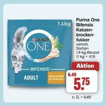 Famila Nord Ost Purina One Bifensis Katzentrockenfutter Angebot