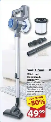 Famila Nord Ost Stiel- und Handstaubsauger Angebot