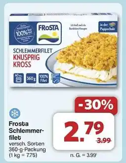 Famila Nord Ost FROSTA Schlemmerfilet Angebot