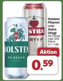 Famila Nord Ost Holsten Pilsener oder Astra Urtyp Angebot