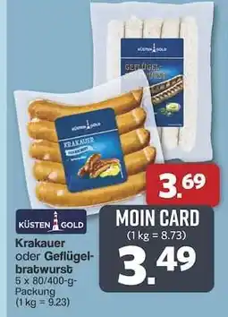 Famila Nord Ost Krakauer oder Geflügelbratwurst Angebot
