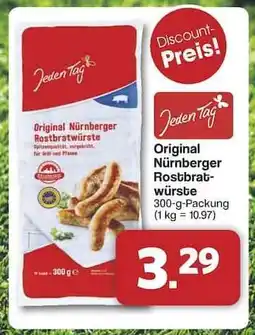 Famila Nord Ost Original Nürnberger Rostbratwürste Angebot