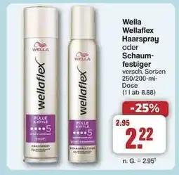 Famila Nord Ost WELLA WELLAFLEX Haarspray oder Schaumfestiger Angebot