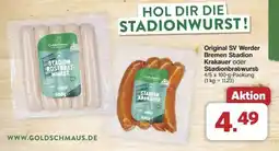 Famila Nord Ost Original SV Werder Bremen Stadion Krakauer oder Stadionbratwurst Angebot