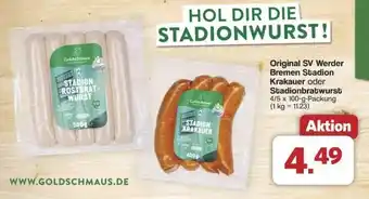 Famila Nord Ost Original SV Werder Bremen Stadion Krakauer oder Stadionbratwurst Angebot