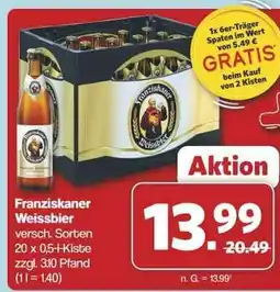 Famila Nord Ost Franziskaner Weissbier Angebot