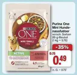 Famila Nord Ost Purina One Mini Hundenassfutter Angebot