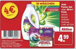 Famila Nord Ost Ariel Pulver, Gel oder All-in-1 Pods Angebot