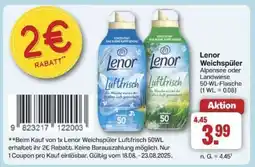 Famila Nord Ost Lenor Weichspüler Angebot