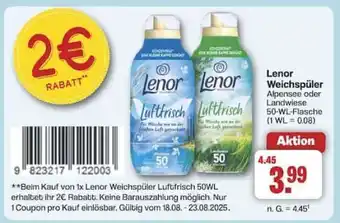 Famila Nord Ost Lenor Weichspüler Angebot