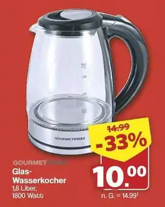 Famila Nord Ost Gourmetmaxx Glas-Wasserkocher Angebot