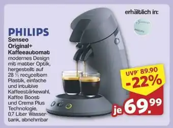 Famila Nord Ost PHILIPS Senseo Original+ Kaffeeautomat Angebot