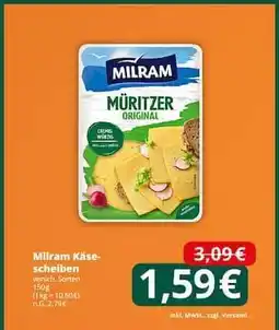 Famila Nord Ost Milram Käsescheiben Angebot