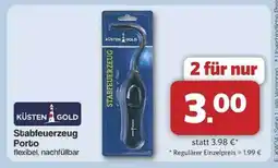 Famila Nord Ost KÜSTEN GOLD Stabfeuerzeug Porto Angebot