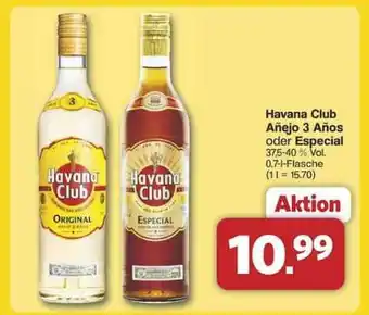 Famila Nord Ost HAVANA CLUB Añejo 3 Años oder Especial Angebot