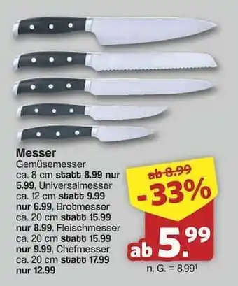 Famila Nord Ost Messer Angebot
