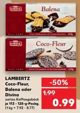 Kaufland LAMBERTZ Coco-Fleur, Balena oder Divina Angebot