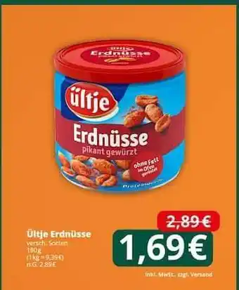 Famila Nord Ost ÜLTJE Erdnüsse Angebot