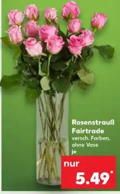 Kaufland Rosenstrauß Fairtrade Angebot