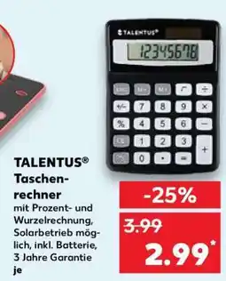 Kaufland TALENTUS Taschenrechner Angebot