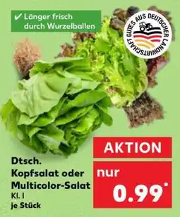 Kaufland Dtsch. Kopfsalat oder Multicolor-Salat Angebot