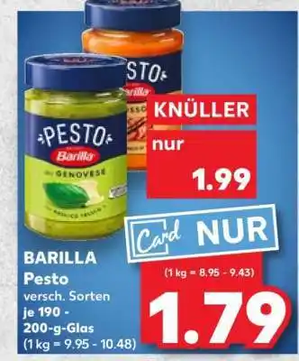 Kaufland Barilla Pesto Angebot
