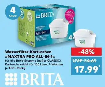 Kaufland Wasserfilter-Kartuschen MAXTRA PRO ALL-IN-1 Angebot