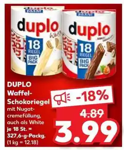 Kaufland DUPLO Waffel- Schokoriegel Angebot
