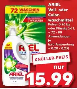 Kaufland ARIEL Voll- oder Colorwaschmittel Angebot