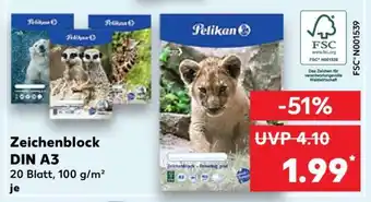 Kaufland Zeichenblock DIN A3 Angebot