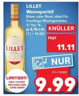 Kaufland LILLET Weinaperitif Angebot