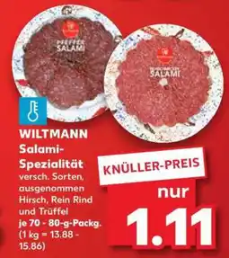Kaufland WILTMANN Salami-Spezialität Angebot