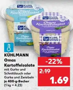 Kaufland KÜHLMANN Omas Kartoffelsalate Angebot