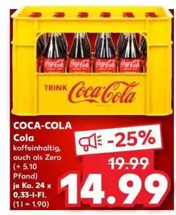 Kaufland Coca-Cola Cola Angebot