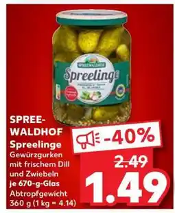 Kaufland SPREE-WALDHOF Spreelinge Angebot