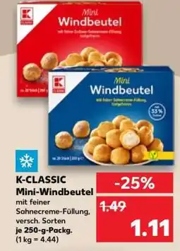 Kaufland K-CLASSIC Mini-Windbeutel Angebot