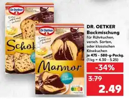 Kaufland Dr. Oetker Backmischung Angebot
