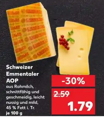 Kaufland Schweizer Emmentaler AOP Angebot