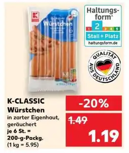 Kaufland K-CLASSIC Würstchen Angebot