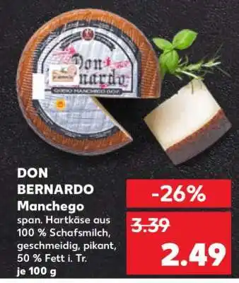 Kaufland Don Bernardo Manchego Angebot