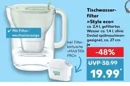 Kaufland Tischwasserfilter Style eco Angebot