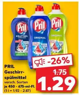 Kaufland Pril Geschirrspülmittel Angebot