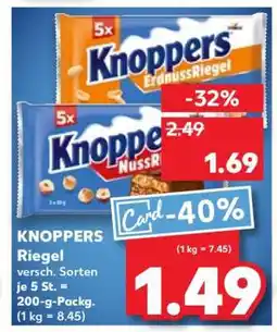 Kaufland Knoppers Riegel Angebot